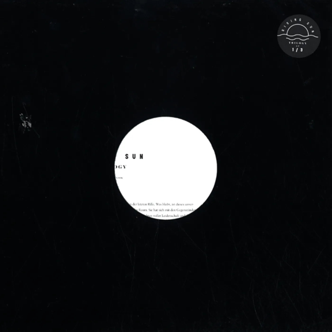 Rising Sun TRILOGY EP I Vinyl Record