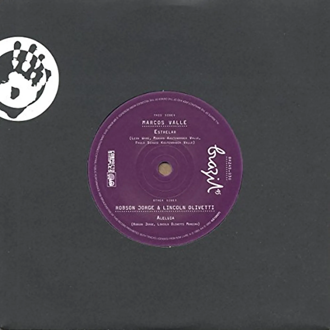 Robson Jorge ALELUIA / ESTRELAR Vinyl Record