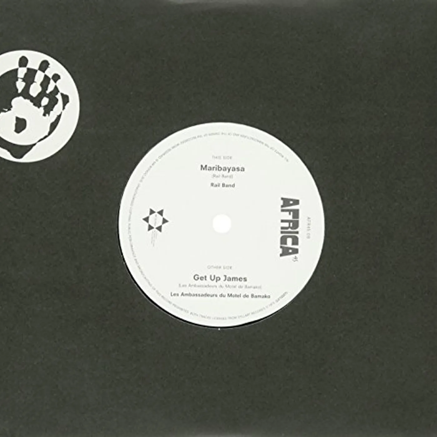 Rail Band MARIBAYASA / GET UP JAMES Vinyl Record