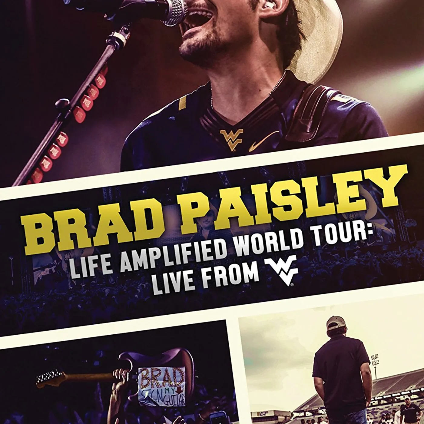 Brad Paisley LIFE AMPLIFIED WORLD TOUR: LIVE FROM WVU DVD