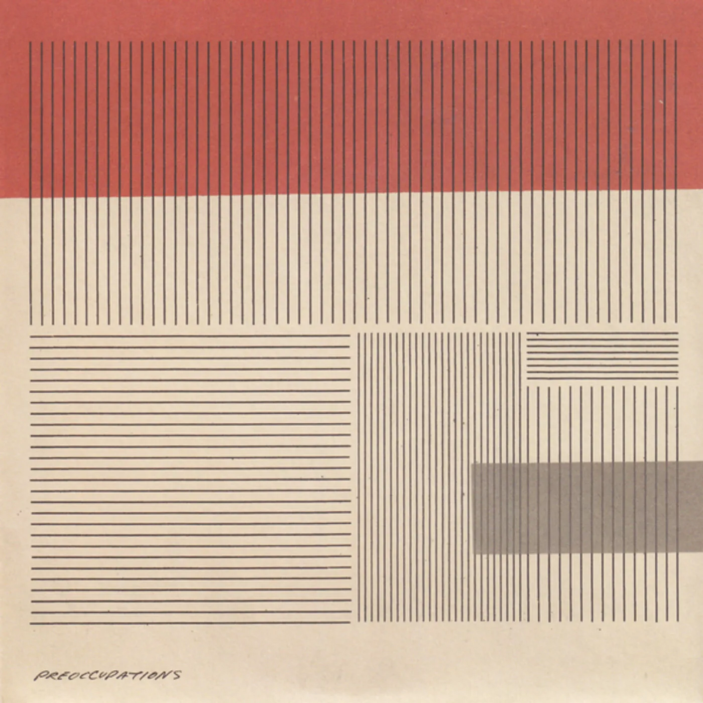 Preoccupations KEY B/W OFF DUTY TRIP Vinyl Record - UK Release