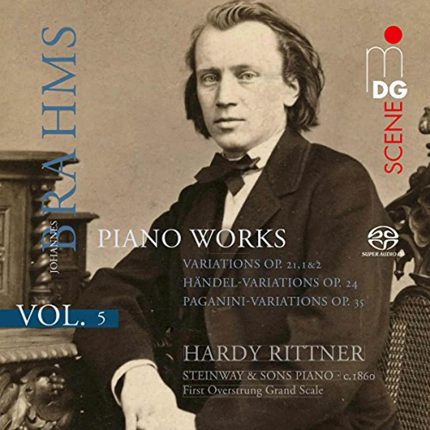 Hardy Rittner BRAHMS: PIANO WORKS 5 CD