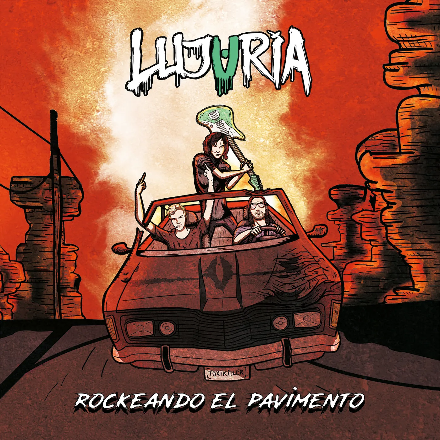 Lujuria ROCKEANDO EL PAVIMENTO CD