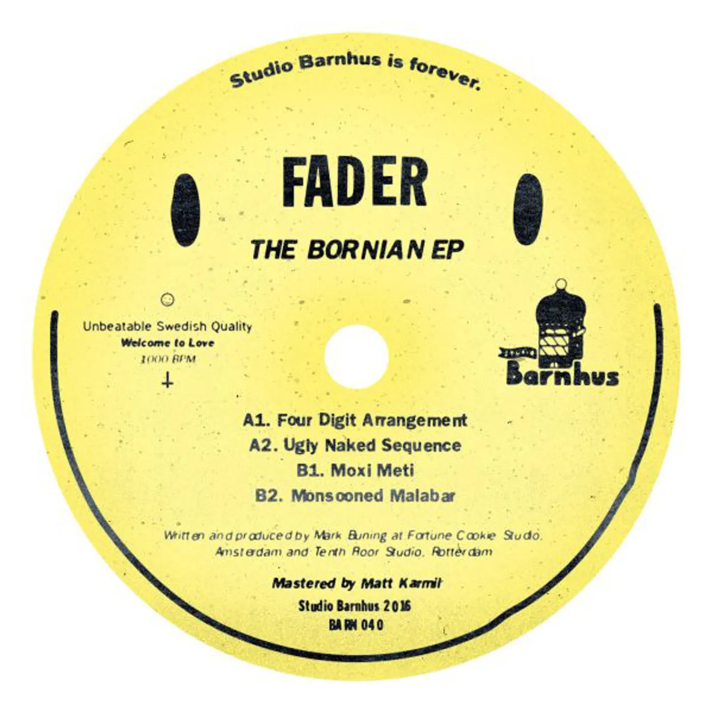 Fader BORNIAN Vinyl Record