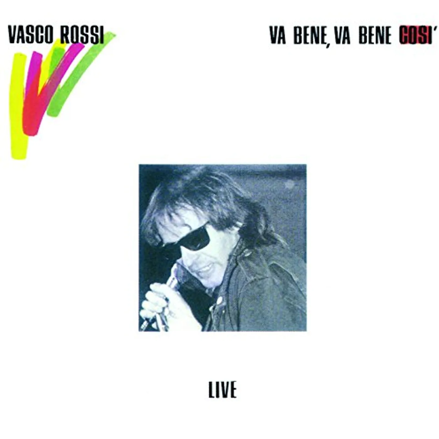 Vasco Rossi VA BENE VA BENE COSI Vinyl Record