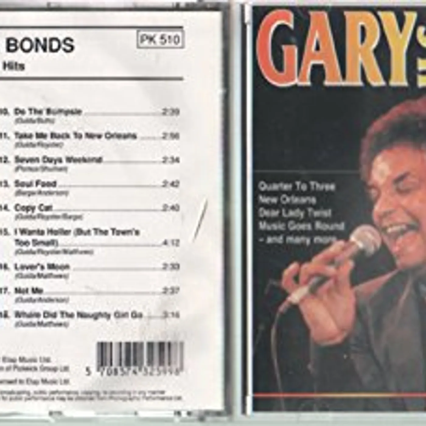 Gary U.S. Bonds GREATEST HITS CD