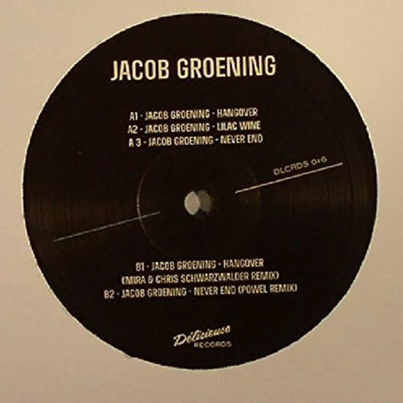Jacob Groening Hangover Vinyl Record
