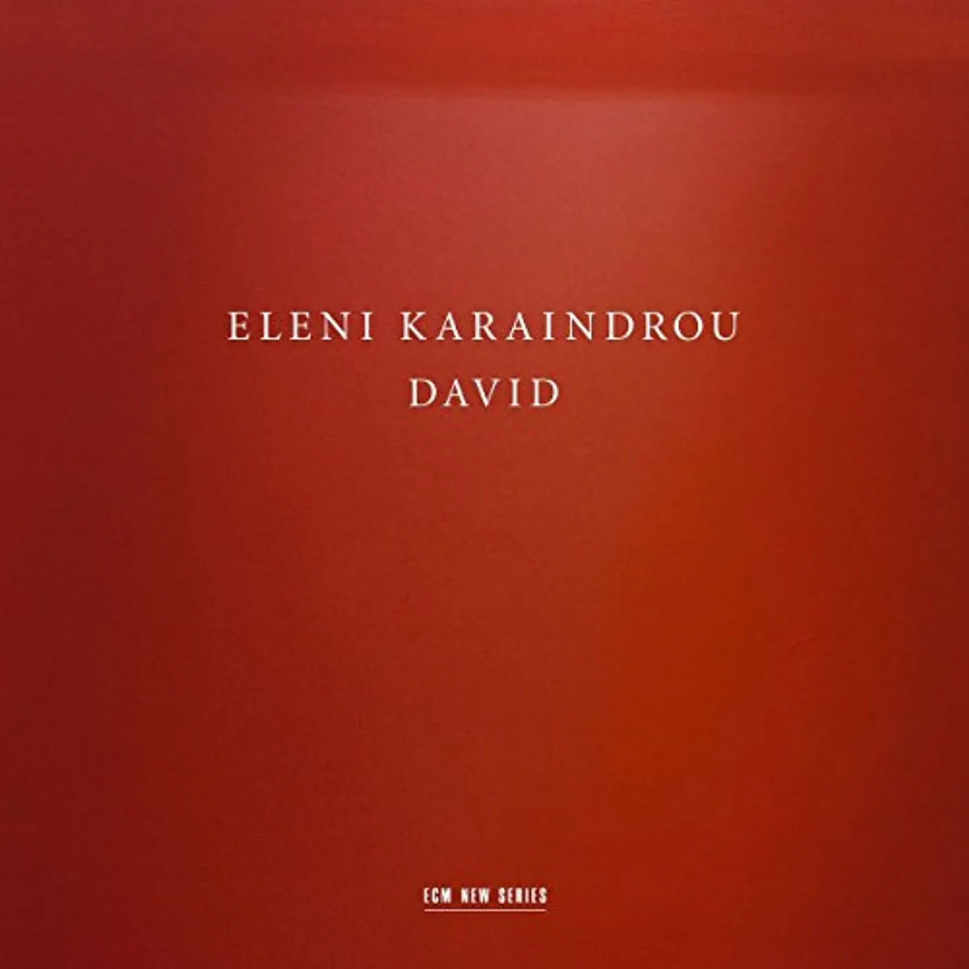 Eleni Karaindrou DAVID CD