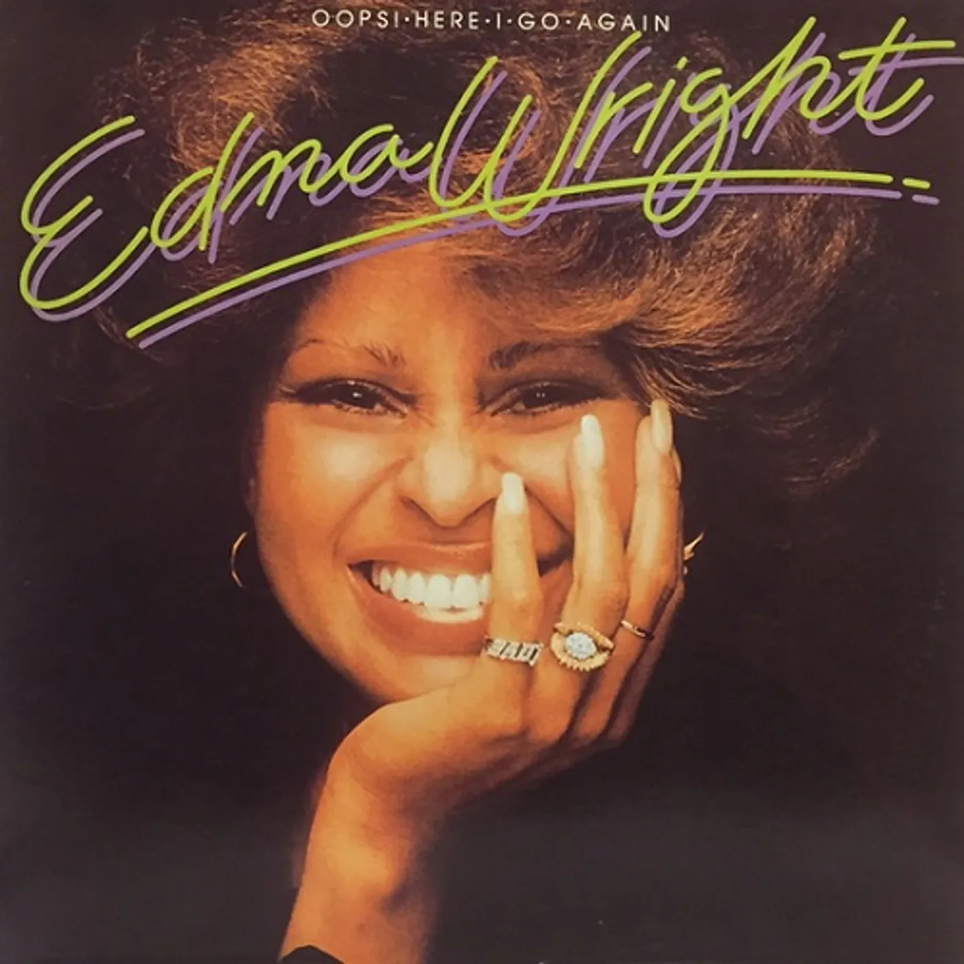 Edna Wright Oops! Here I Go Again Vinyl Record