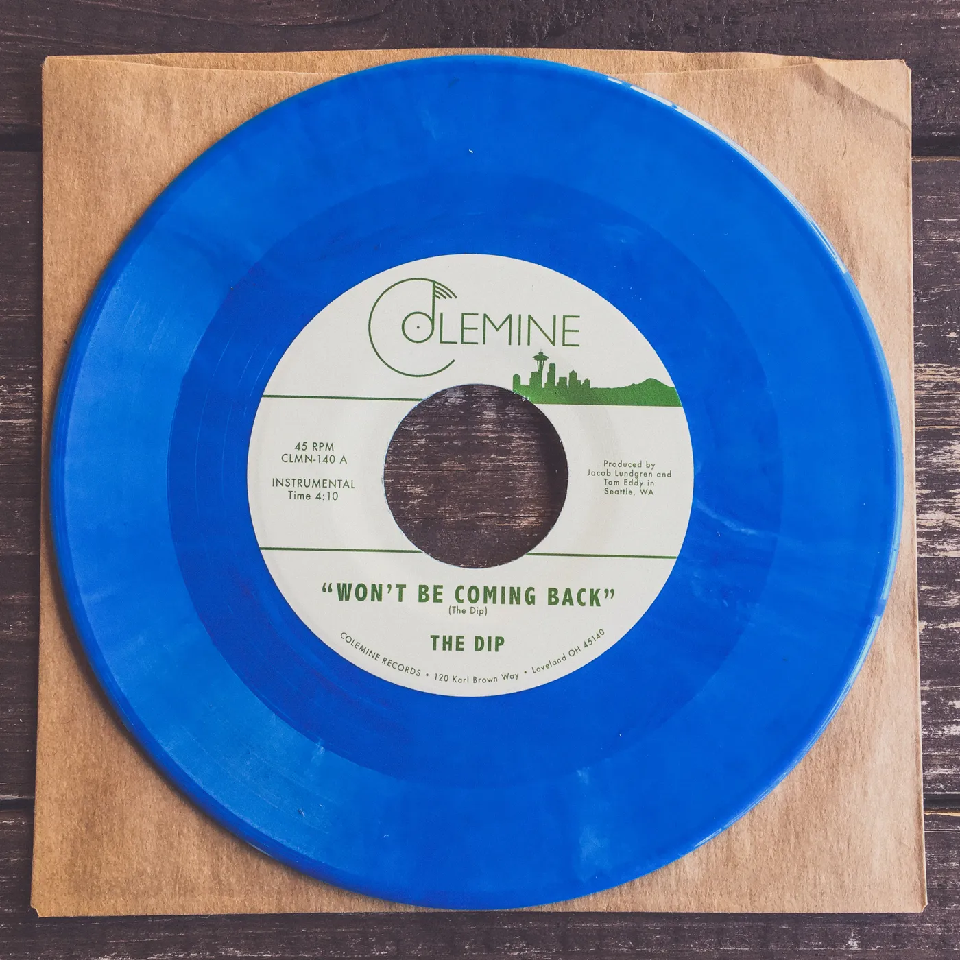 The Dip WON'T BE COMING BACK / CHANTERELLE Vinyl Record