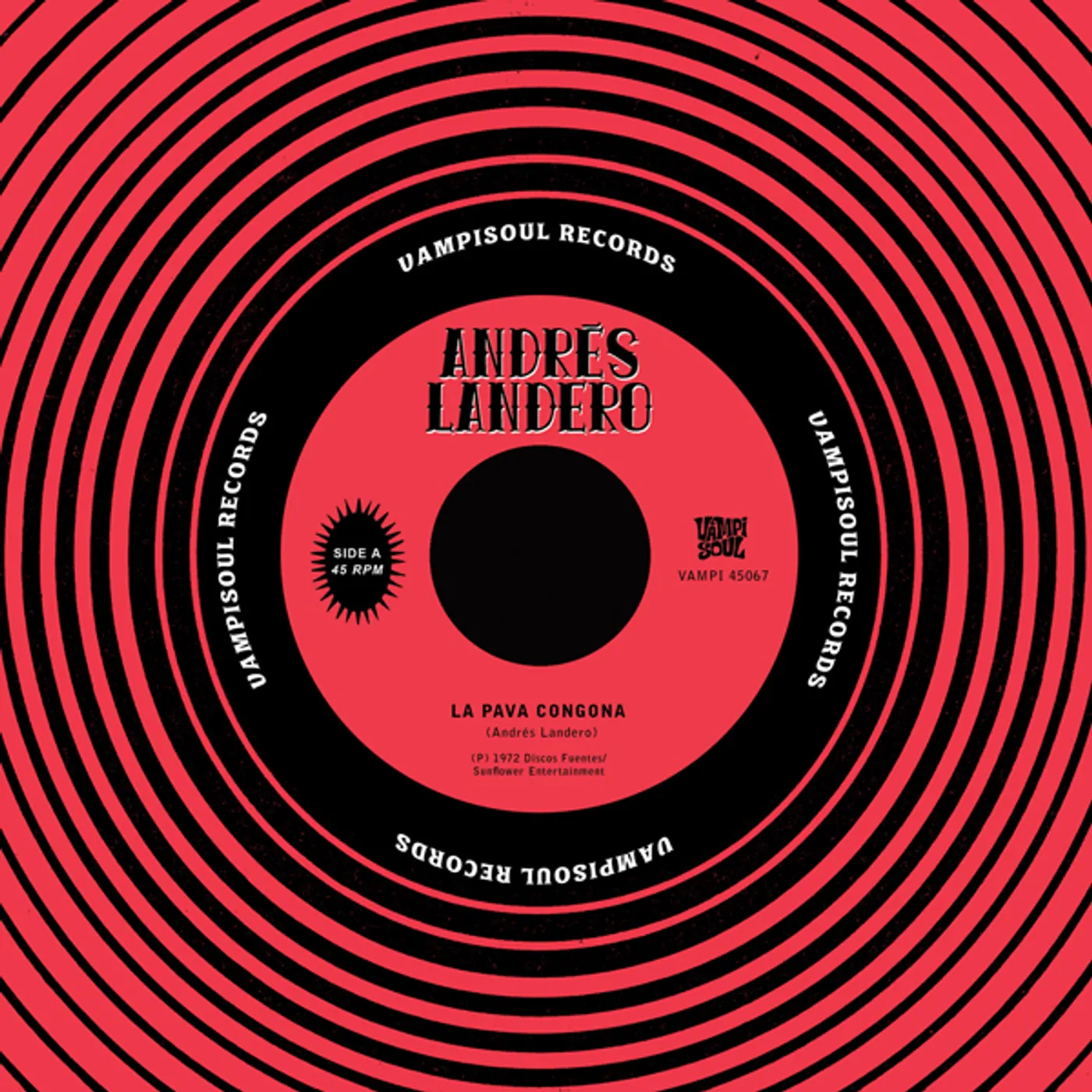 Andres Landero LA PAVA CONGONA / LA PAVA CONGONA - SENOR SABOR Vinyl Record