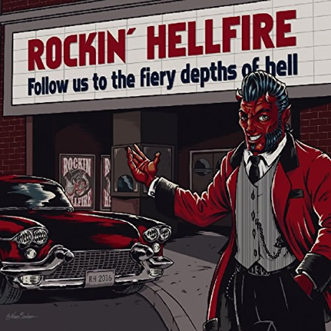 Rockin´ Hellfire FOLLOW US TO THE FIERY DEPTHS OF HELL CD