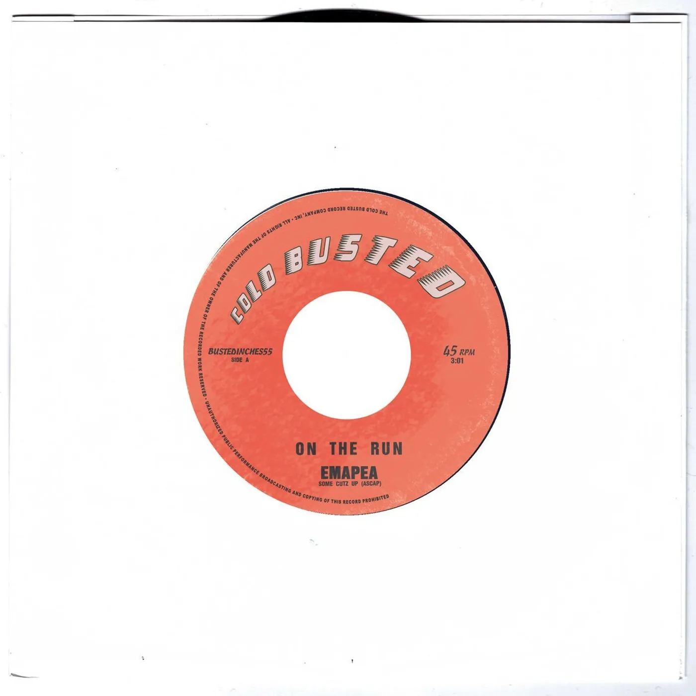 Emapea On The Run / Wicked Sound Vinyl Record