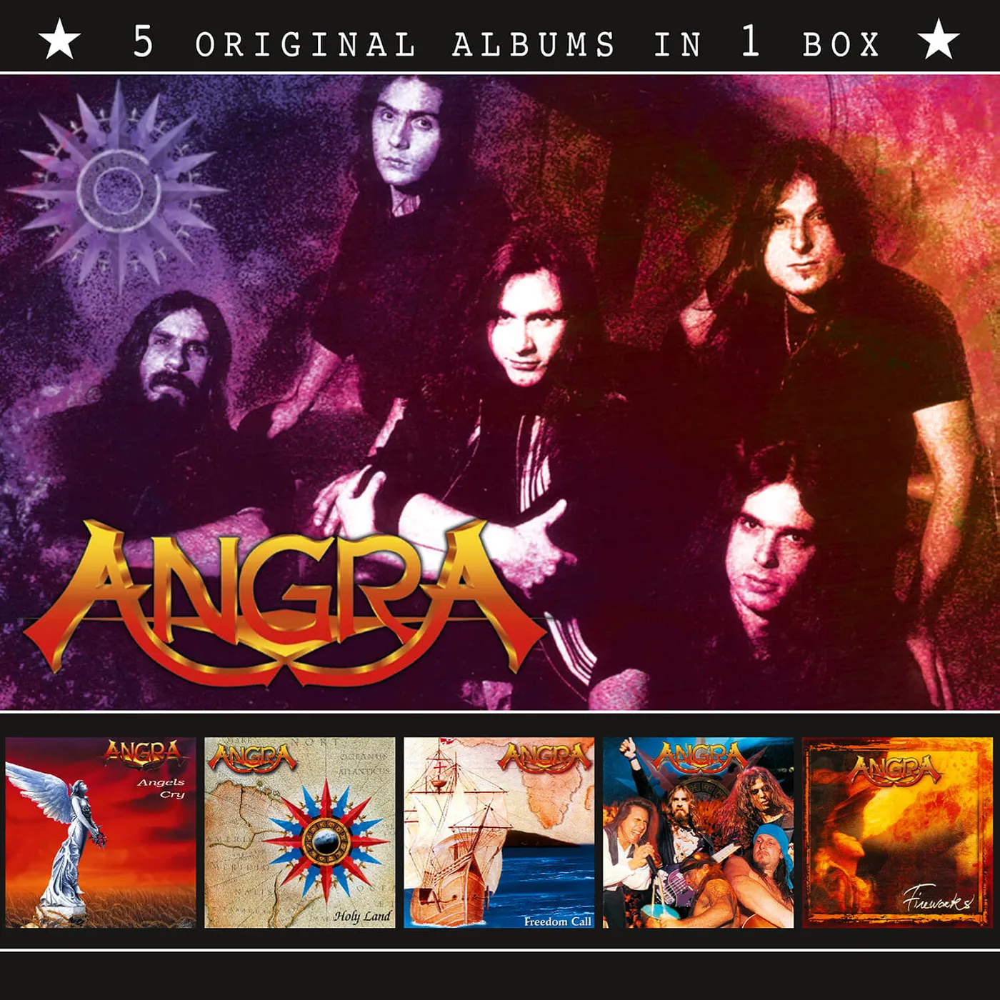 ANGRA 5 ORIGINAL ALBUMS IN 1 BOX CD