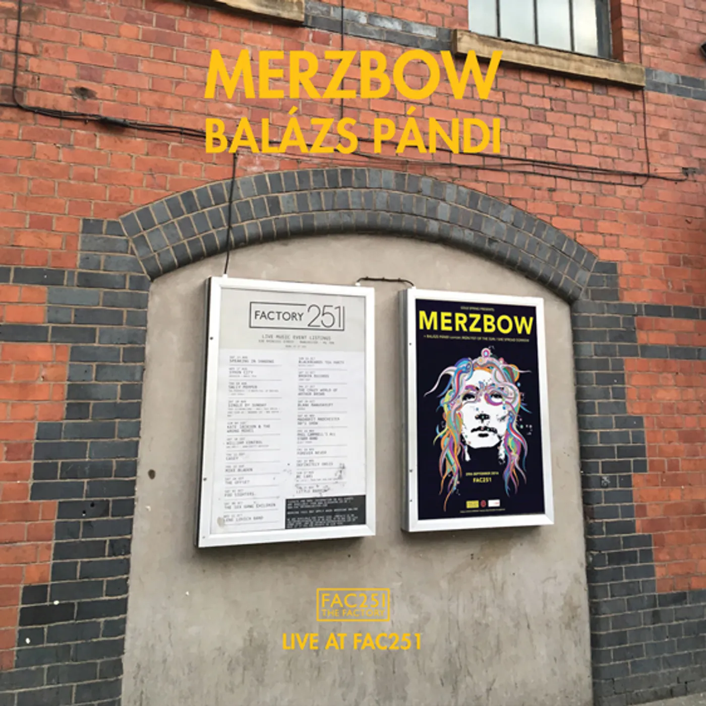Merzbow + Balázs Pándi LIVE AT FAC251 CD