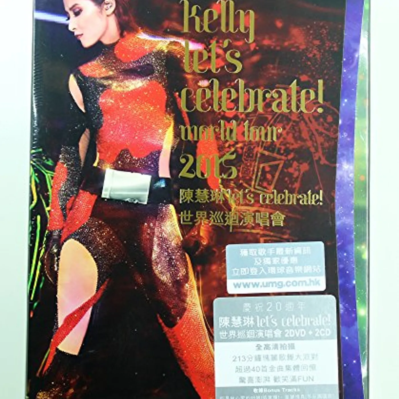 Kelly Chen KELLY LET'S CELEBRATE! WORLD TOUR 2015 DVD