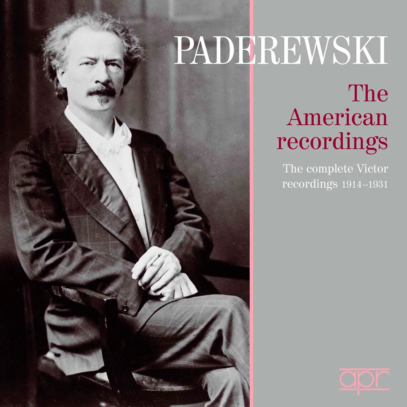 Ignacy Jan Paderewski AMERICAN RECORDINGS CD
