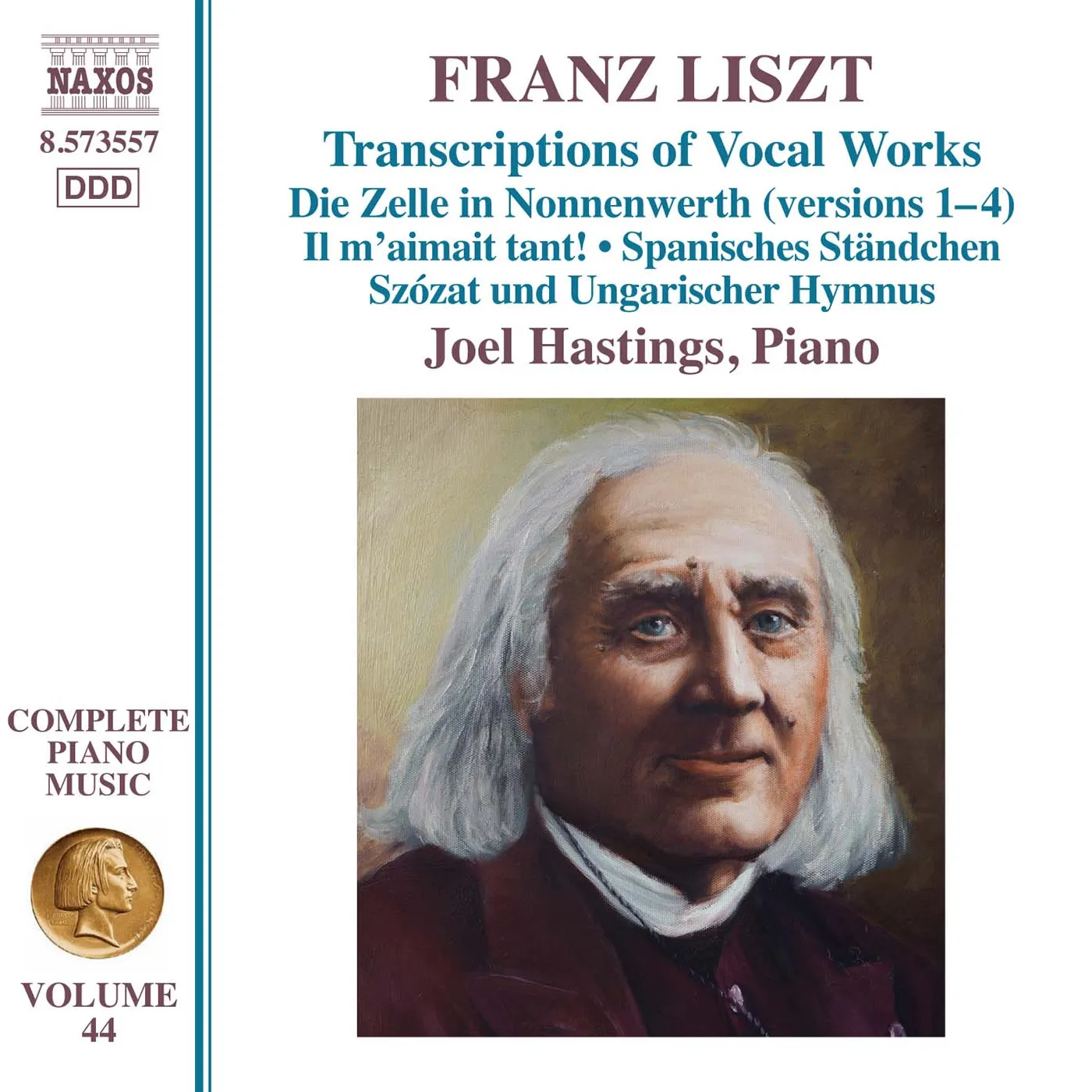 FRANZ LISZT TRANSCRIPTIONS OF VOCAL WORK CD
