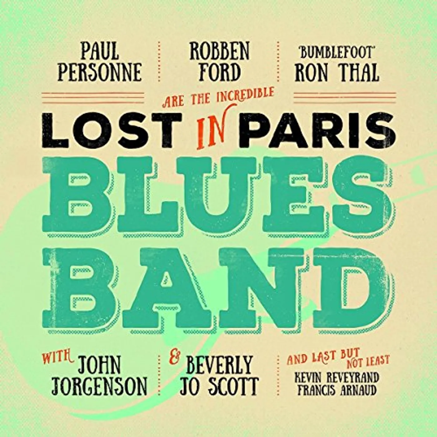 Paul Personne LOST IN PARIS BLUES BAND CD
