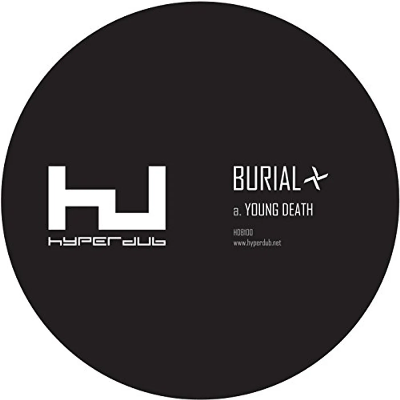Burial Young Death / Nightmarket Vinyl Record
