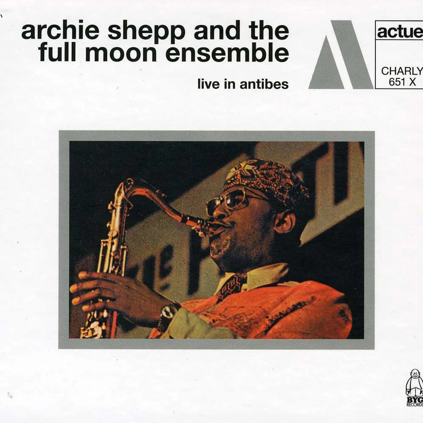 Archie Shepp LIVE IN ANTIBES CD