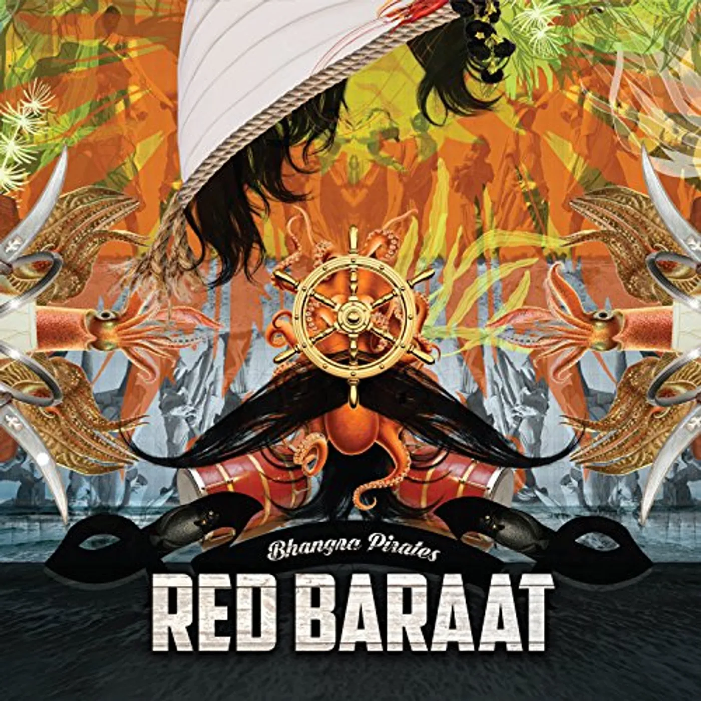 Red Baraat Bhangra Pirates Vinyl Record