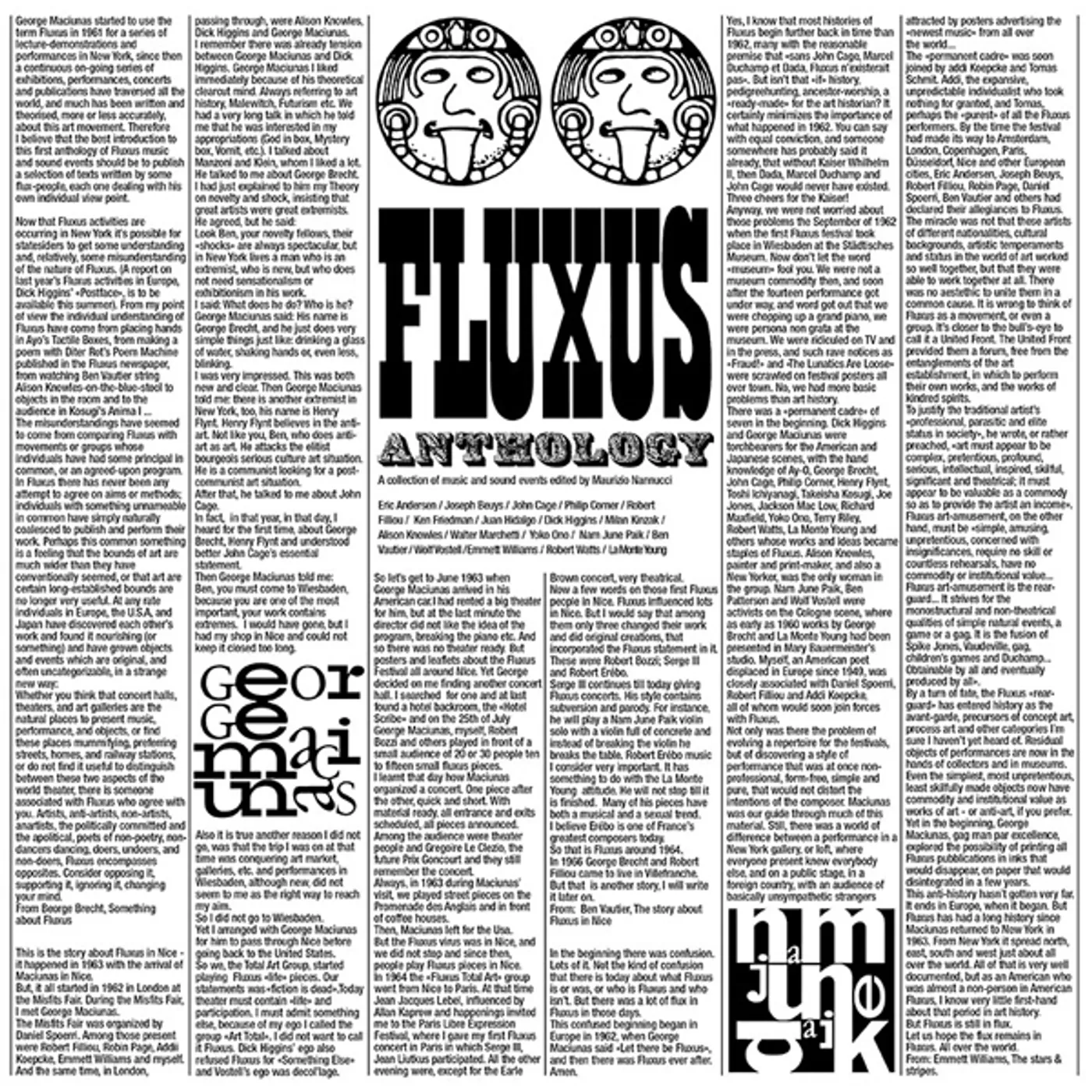 FLUXUS ANTHOLOGY: COLLECTION OF MUSIC / VARIOUS Vinyl Record