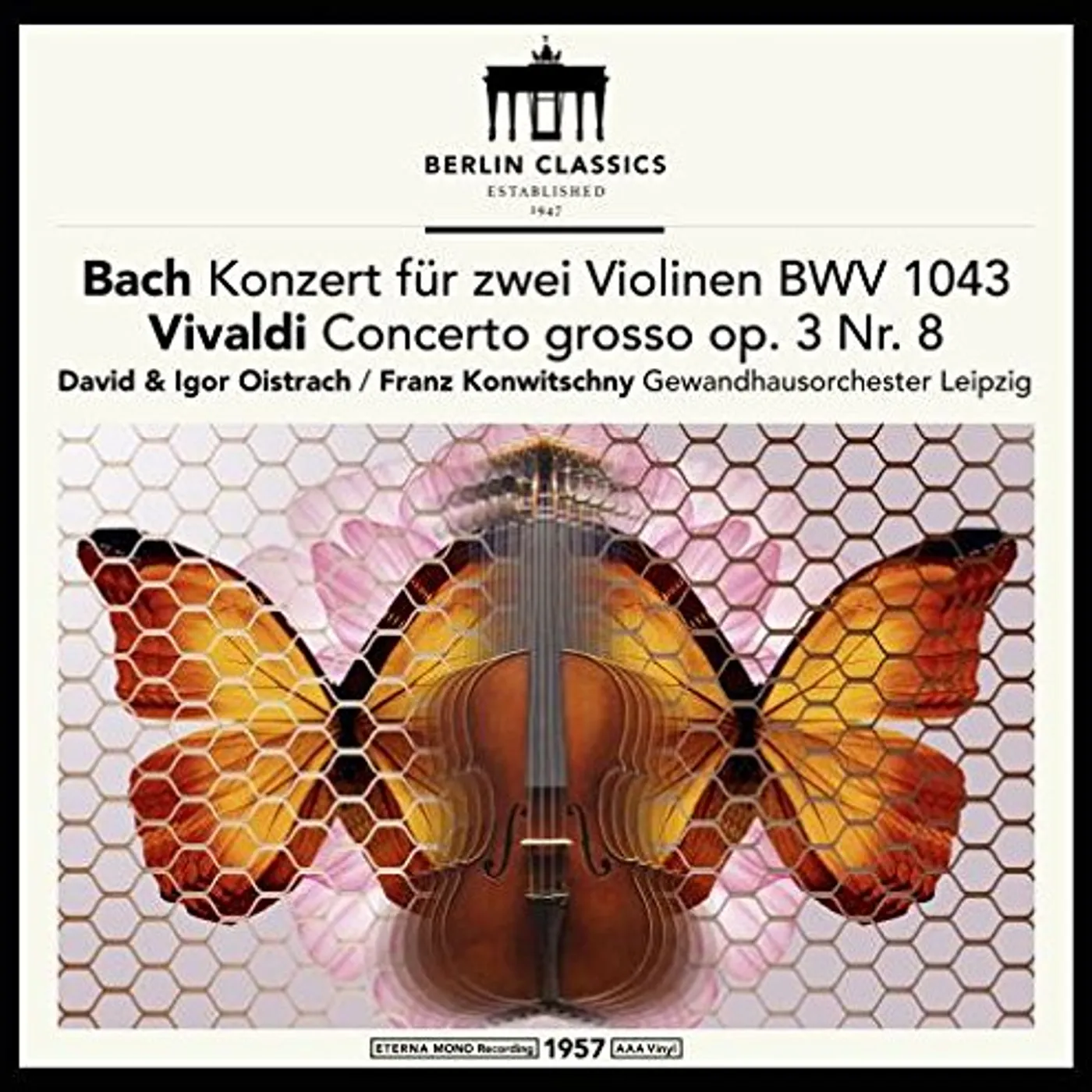 J.S. Bach & VIVALDI: VIOLIN CONCERTOS Vinyl Record