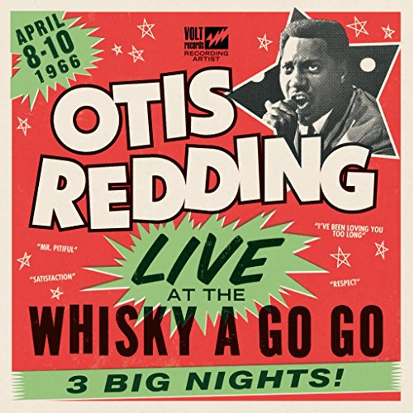 Otis Redding LIVE AT THE WHISKEY A GO GO Vinyl Record