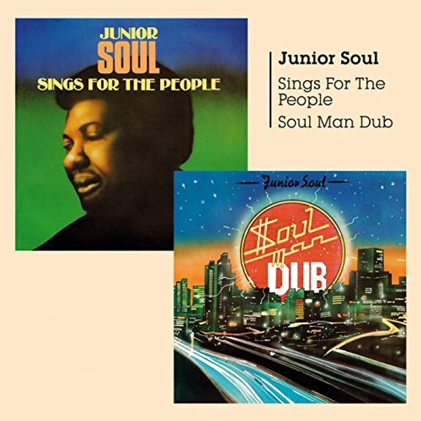 Junior Soul SOUL MAN DUB & SINGS FOR THE PEOPLE CD