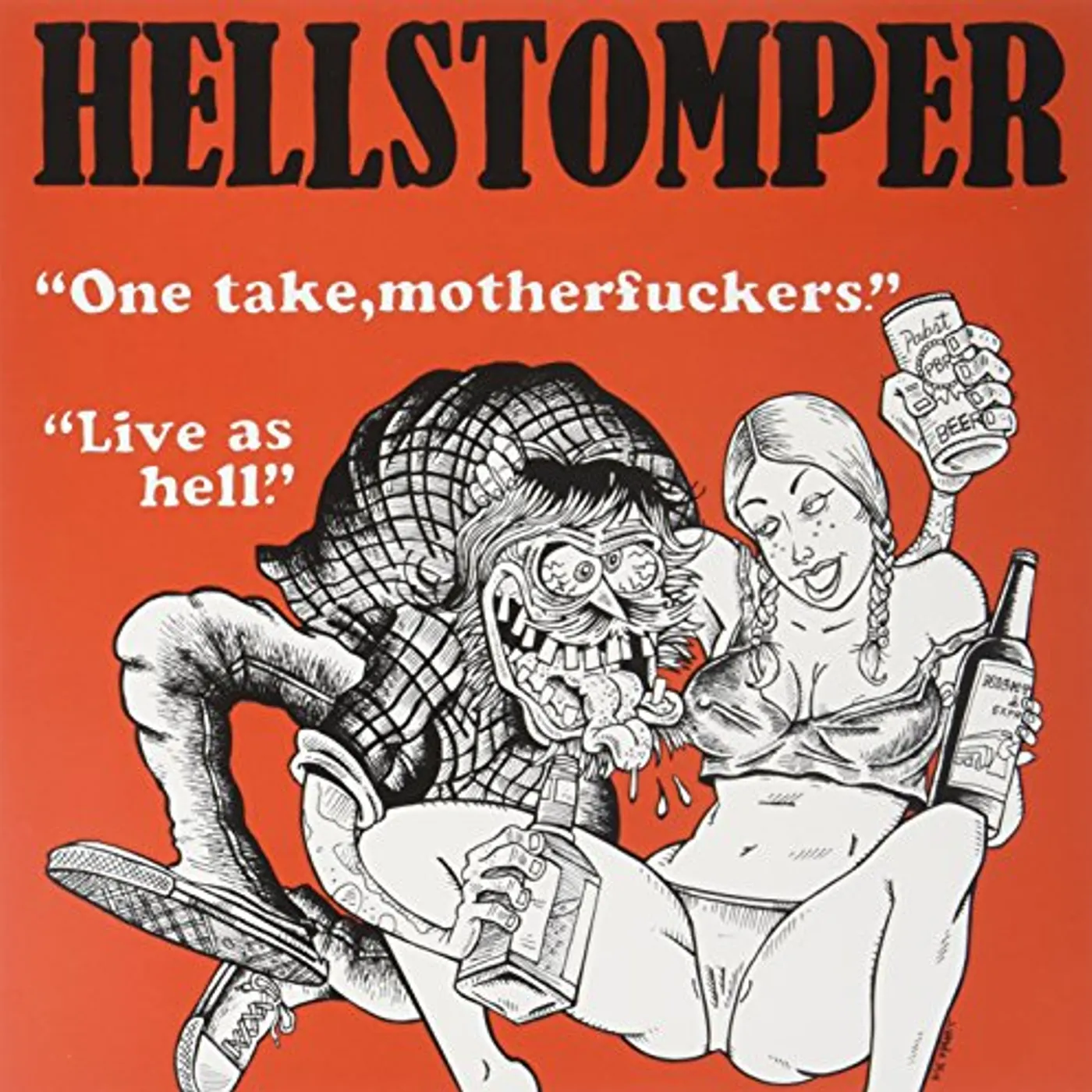 Hellstomper ONE TAKE MOTHERFUCKERS Vinyl Record