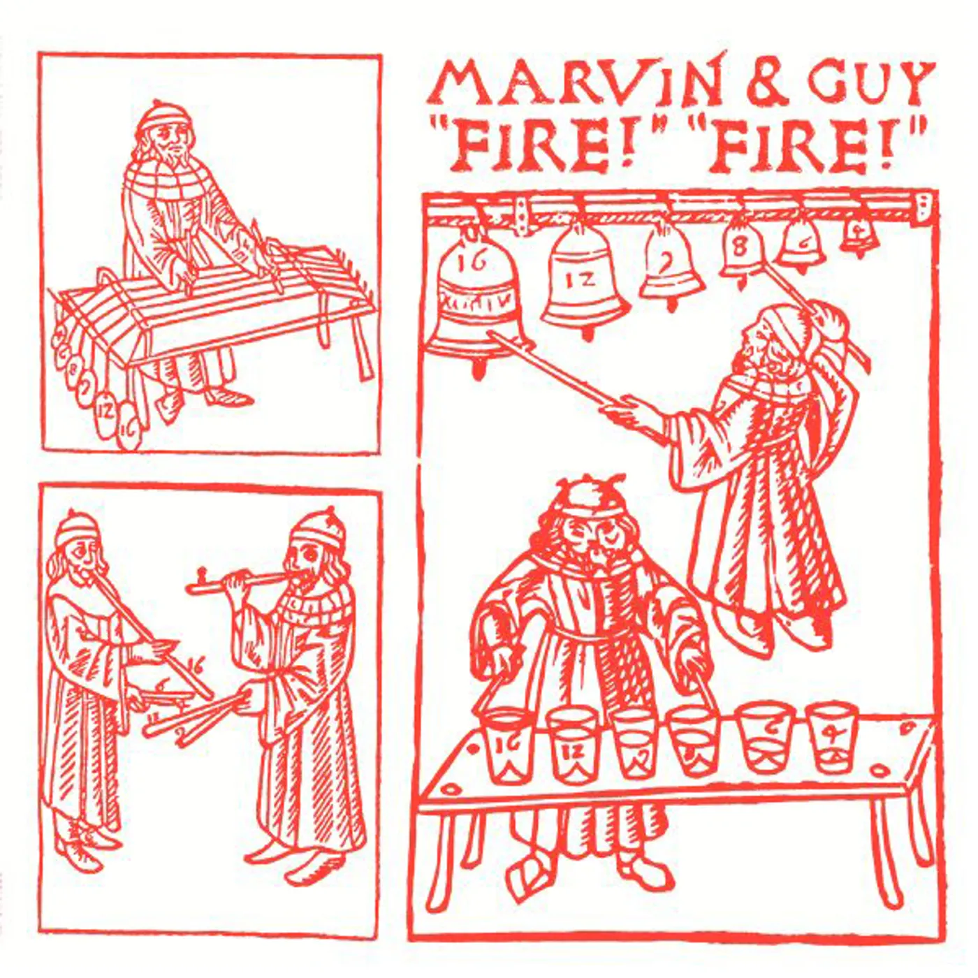 Marvin & Guy FIRE FIRE Vinyl Record