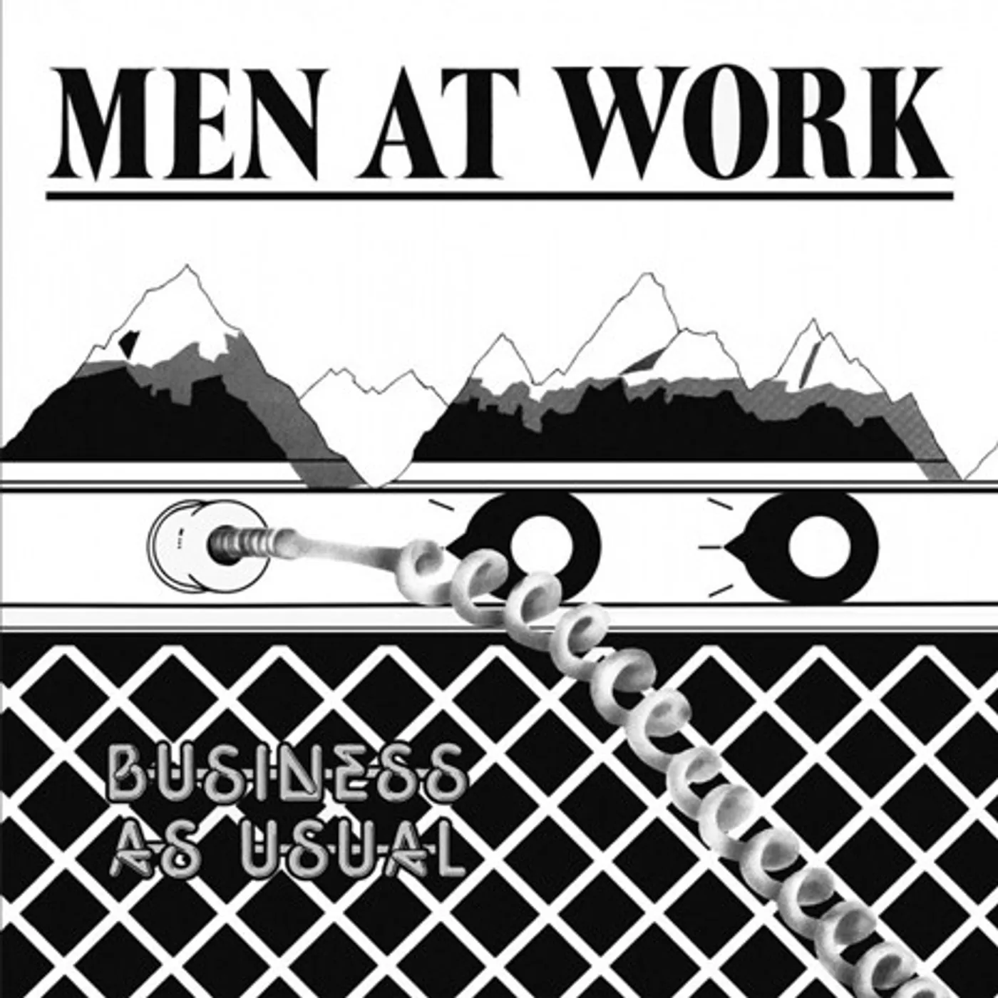 Men At Work Business As Usual Vinyl Record