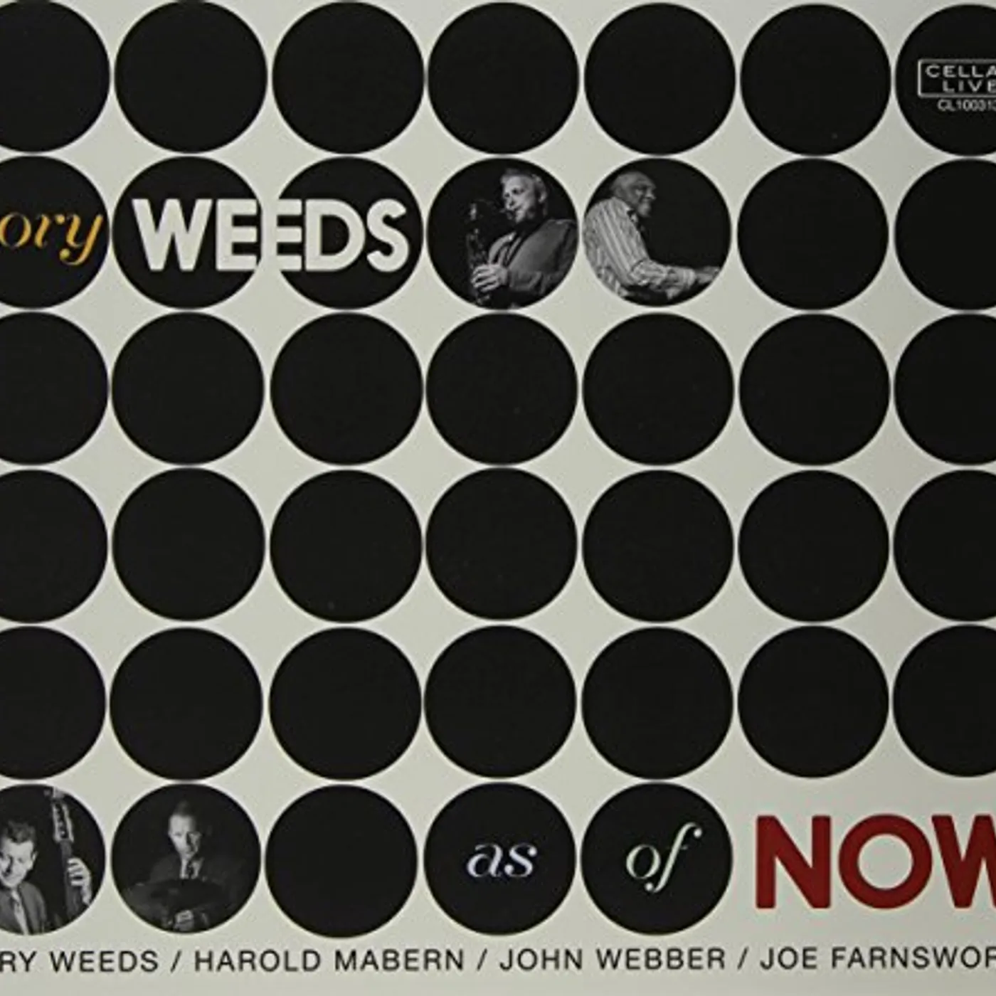 Cory Weeds AS OF NOW CD