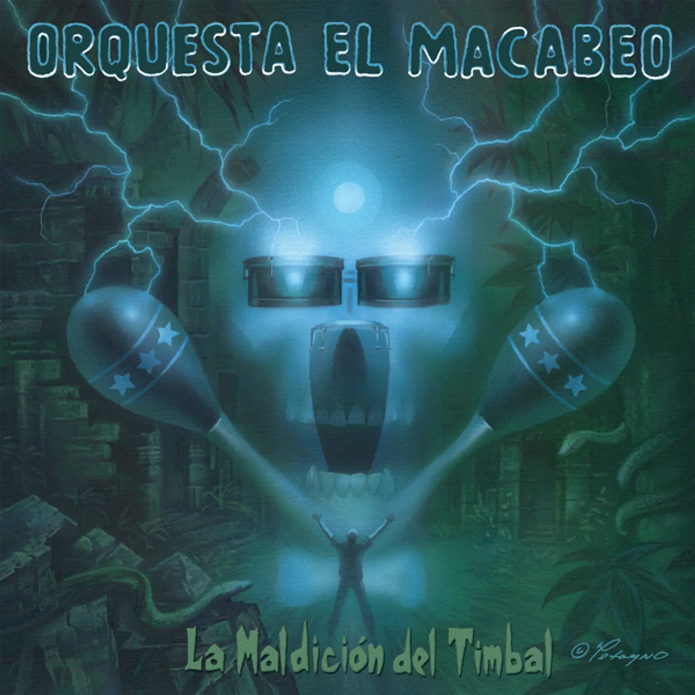 Orquesta el Macabeo LA MALDICION DEL TIMBAL Vinyl Record