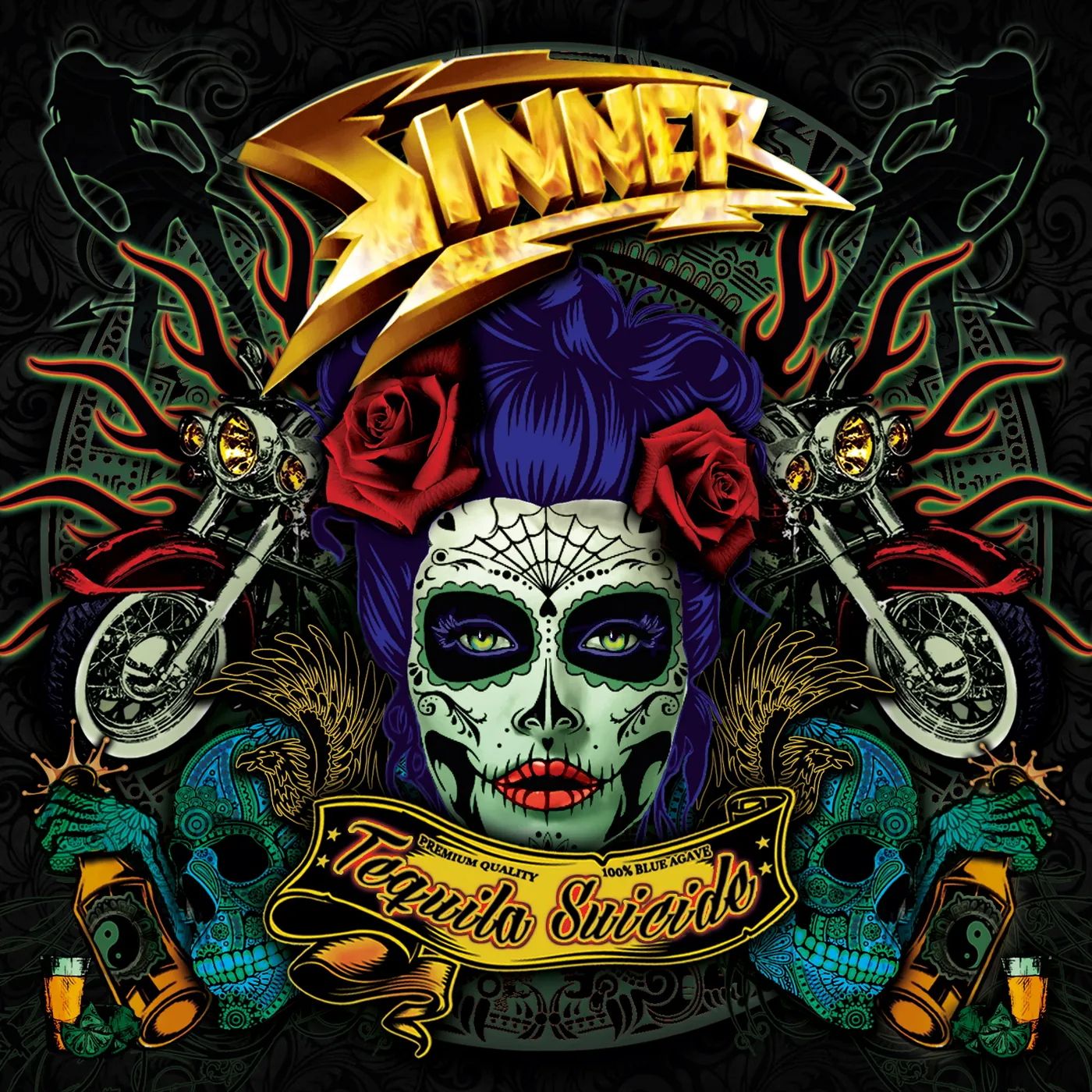 Sinner Tequila Suicide Vinyl Record