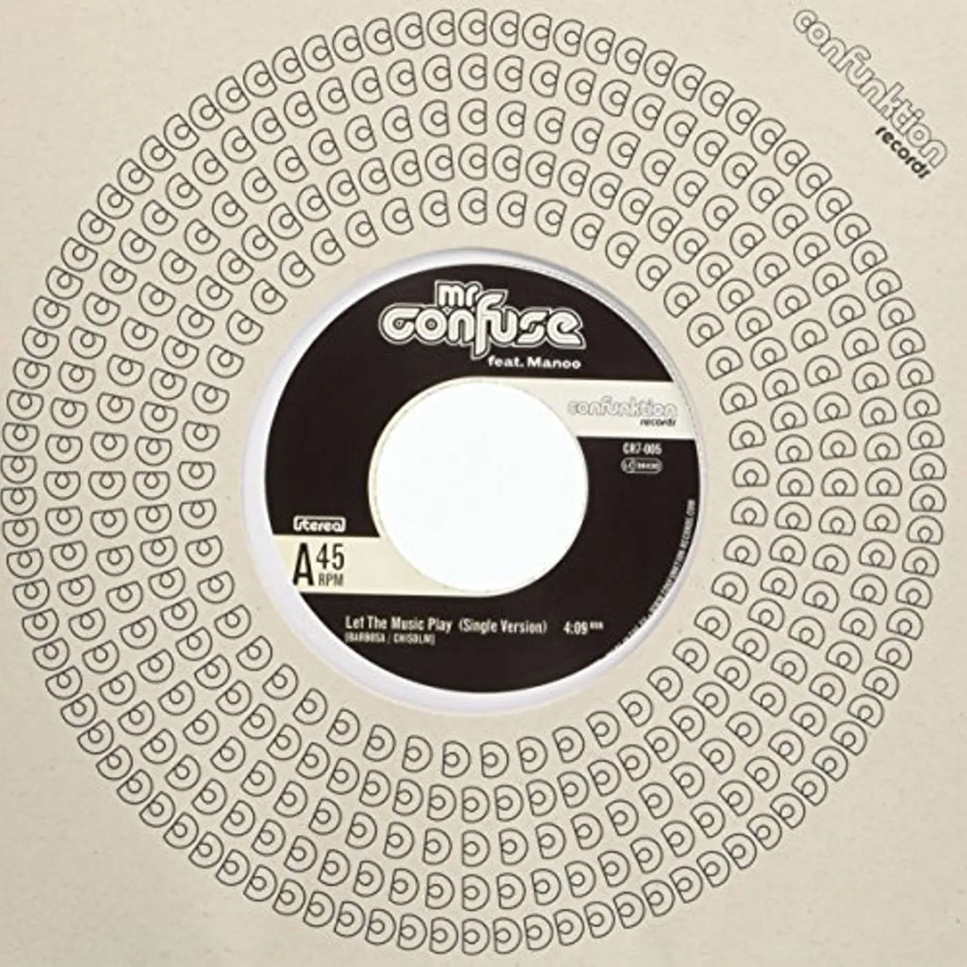 Mr. Confuse Let the Music Play / Same Old Game Vinyl Record
