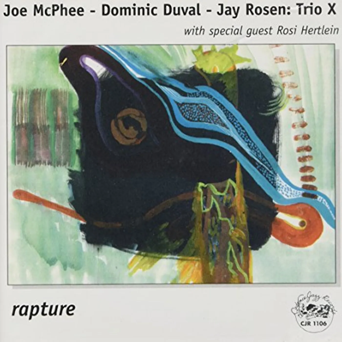 Joe Mcphee TRIO X: RAPTURE W/ GUEST ROSI HERTLEIN CD