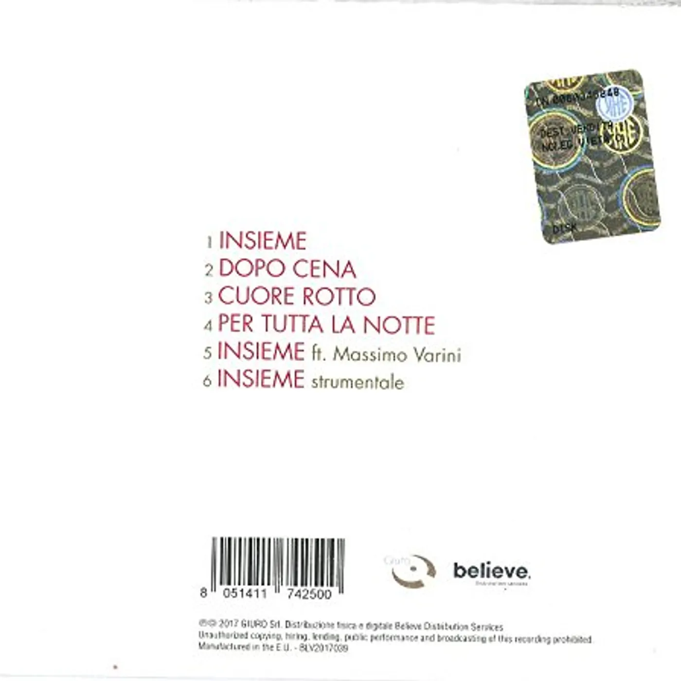 Valeria Farinacci INSIEME CD