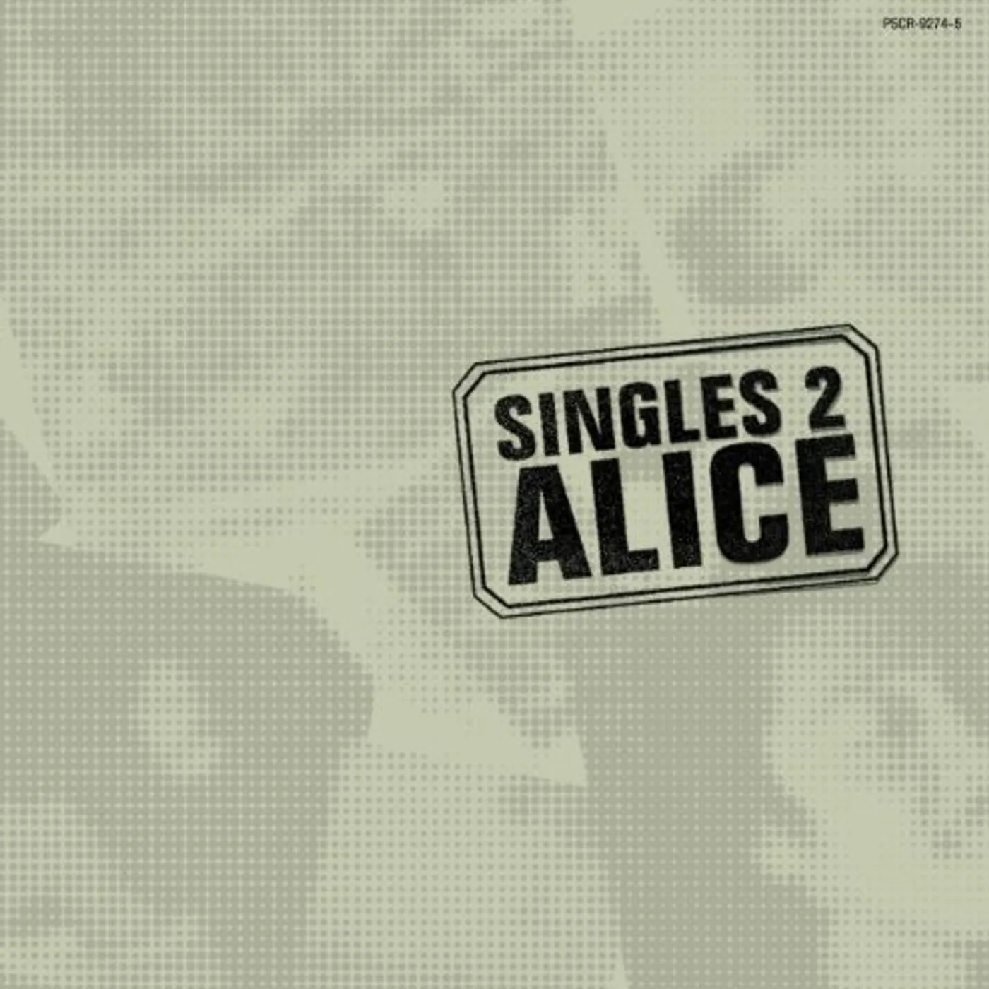Alice SINGLES 2 CD