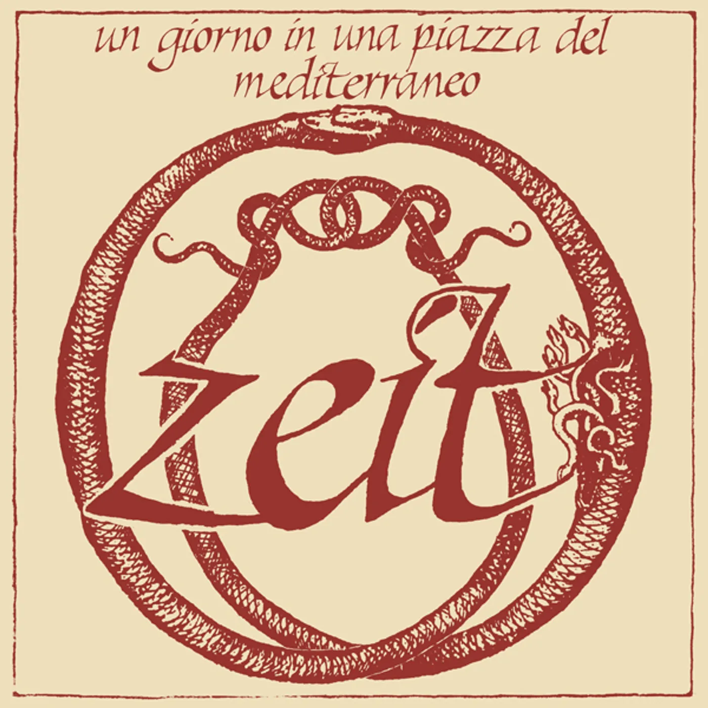 Zeit UN GIORNO IN UNA PIAZZA DEL MEDITERRANEO Vinyl Record