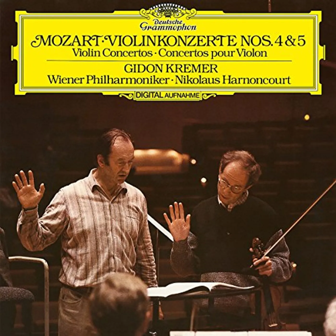 Gidon Kremer Mozart: Violin Concertos No. 4 & 5 Vinyl Record