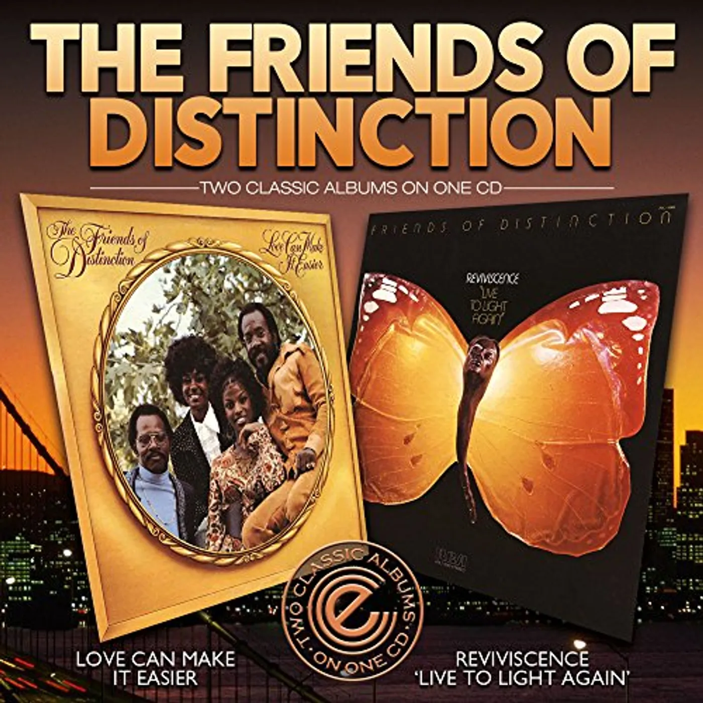 The Friends Of Distinction LOVE CAN MAKE IT EASIER / REVIVISCENCE LIVE TO CD