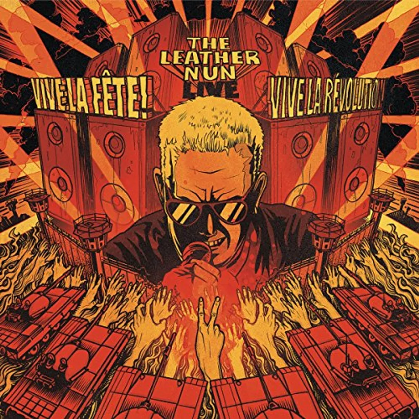 The Leather Nun VIVE LA FETE VIVE LA RIVOLUTION Vinyl Record