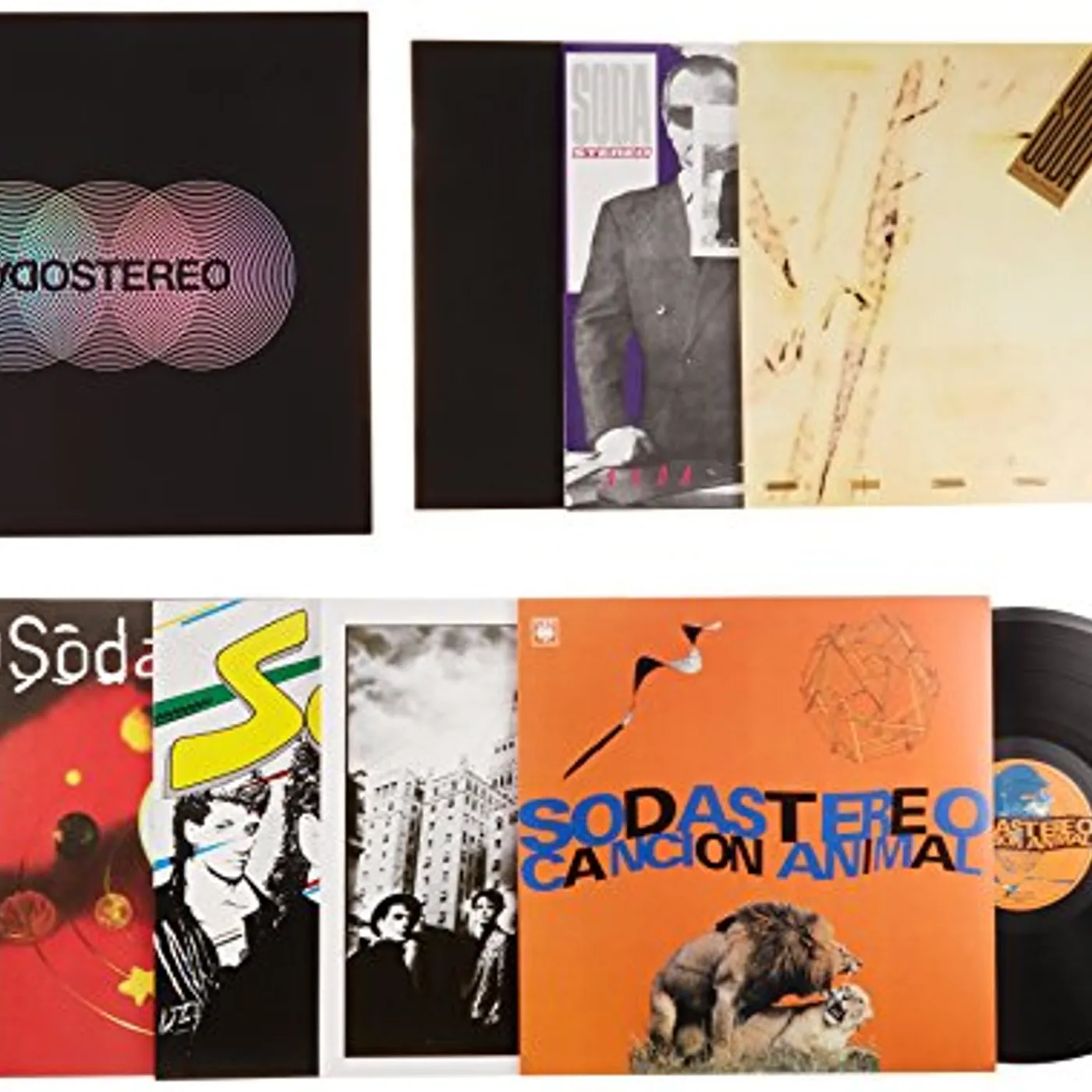 Soda Stereo CAJA NEGRA Vinyl Record (Remastered)
