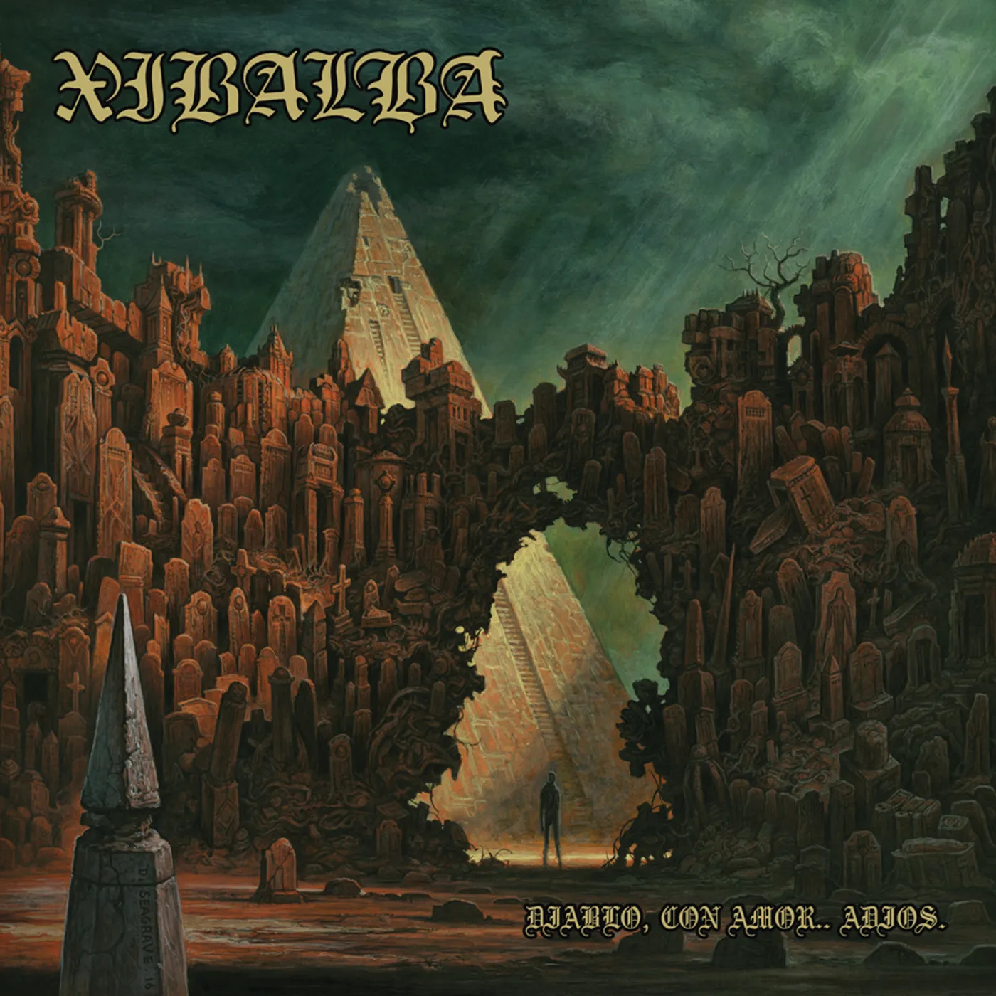 Xibalba DIABLO CON AMOR ADIOS (BLUE VINYL) Vinyl Record