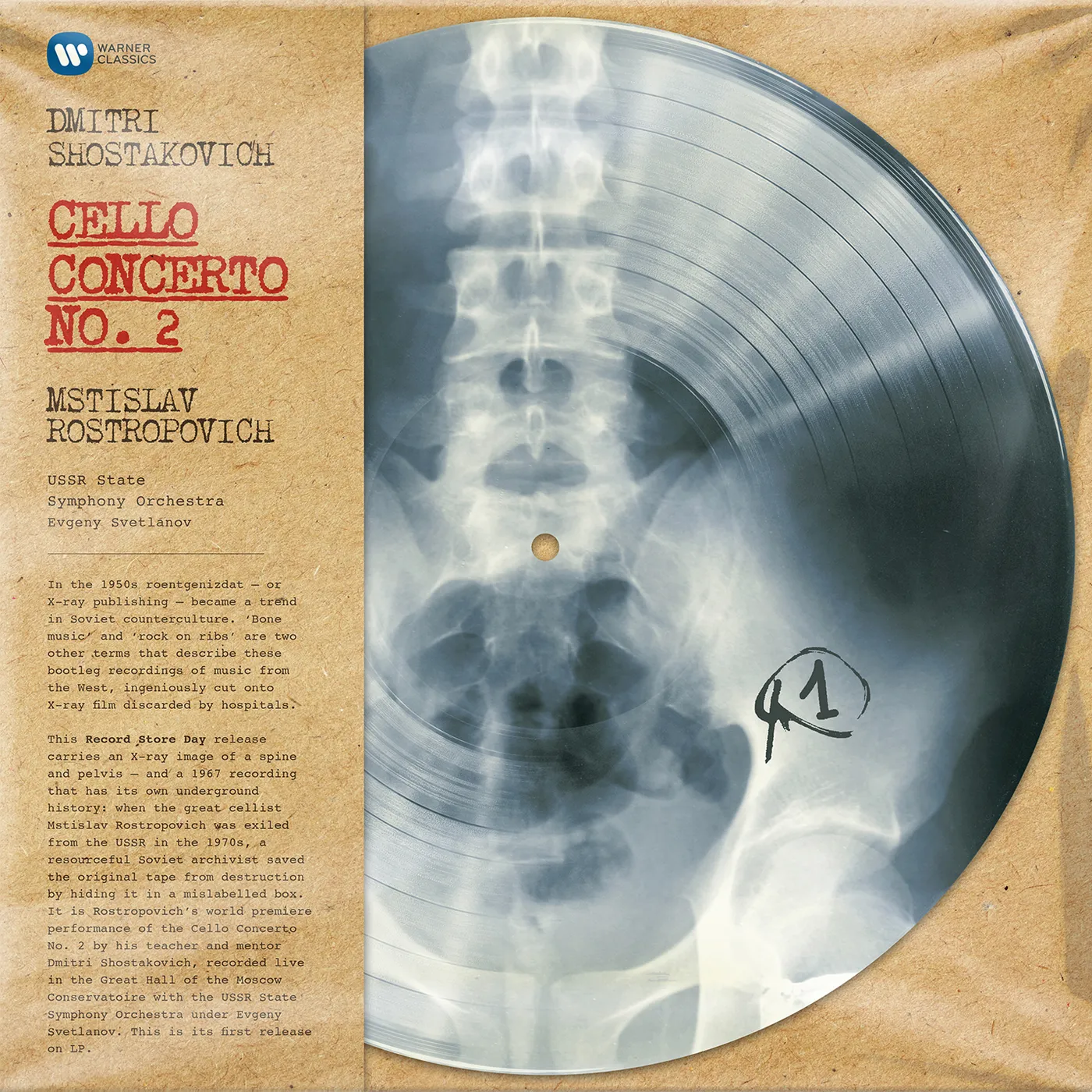 Shostakovich CELLO CONCERTO NO 2 / MONO Vinyl Record