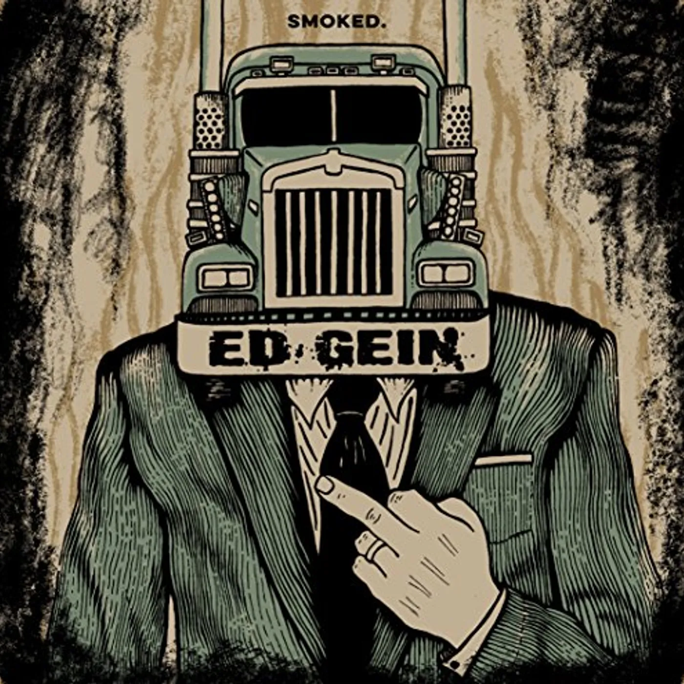 Ed Gein Smoked Vinyl Record