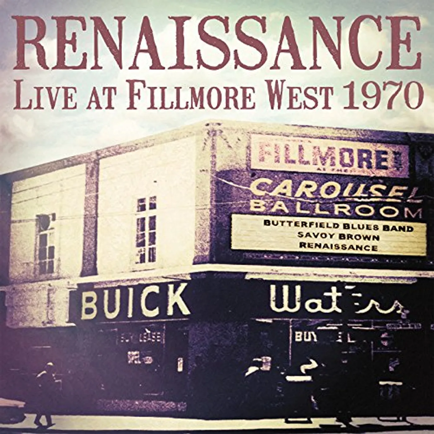 Renaissance LIVE AT FILLMORE WEST 1970 Vinyl Record
