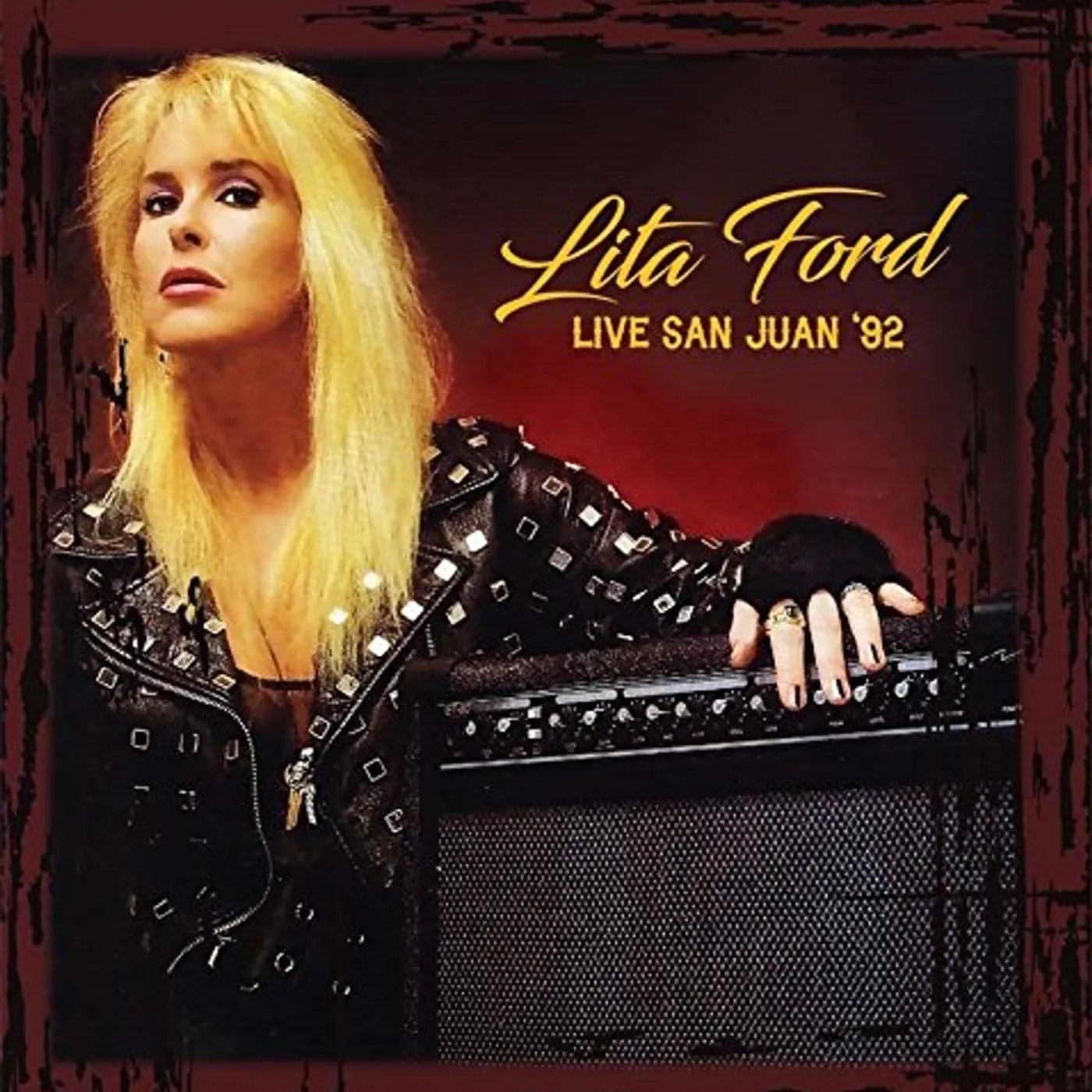 Lita Ford LIVE IN SAN JUAN 92 (YELLOW VINYL) Vinyl Record